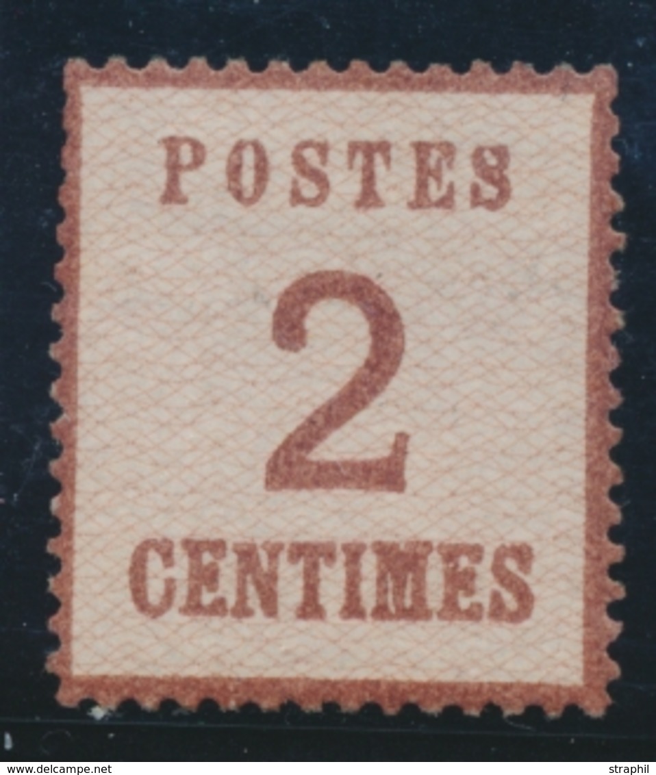 * TIMBRES D'ALSACE LORRAINE (1870-71) - * - N°2 - Bon Centrage - TB - Other & Unclassified