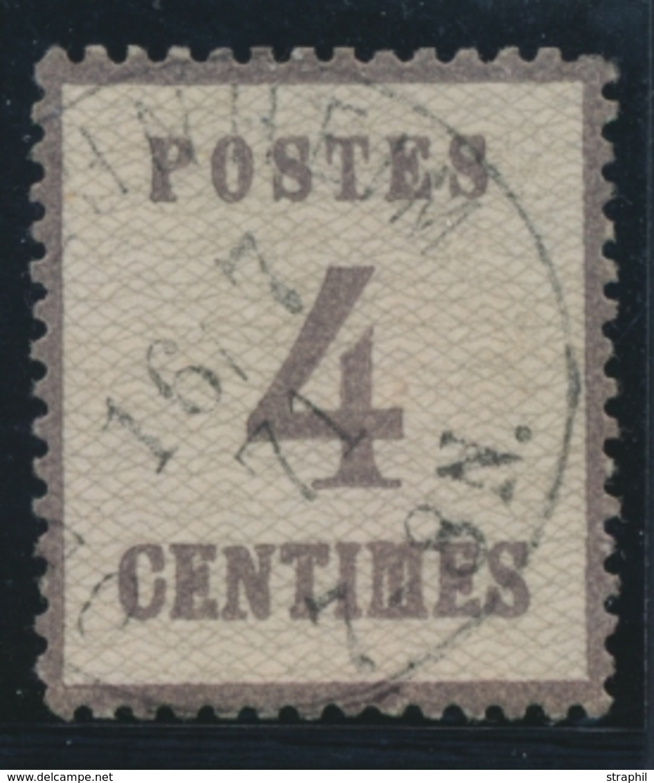 * TIMBRES D'ALSACE LORRAINE (1870-71) - * - N°3 TB Centrage - Signé Brun - TB - Other & Unclassified