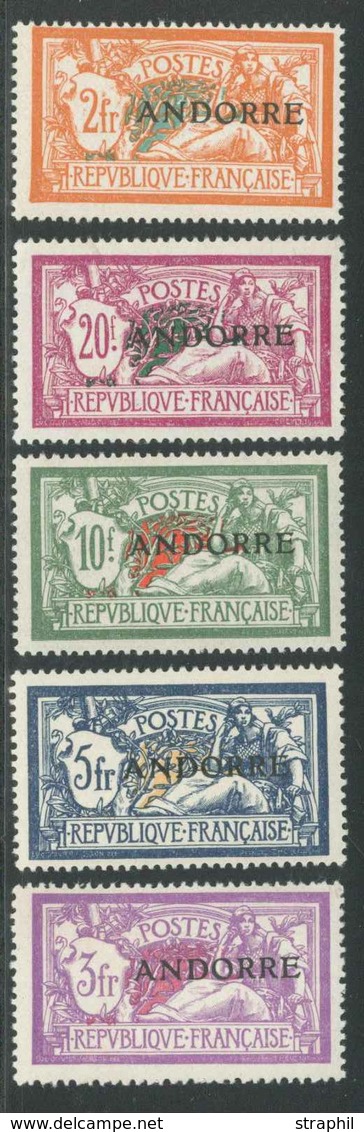 ** ANDORRE - ** - N°19/23 -TB - Unused Stamps