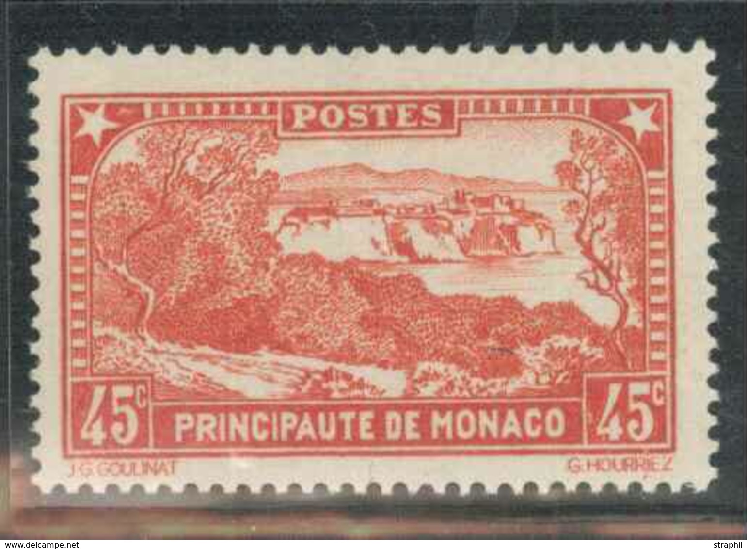 * MONACO - * - N°123a - Trace Légère - TB - Other & Unclassified