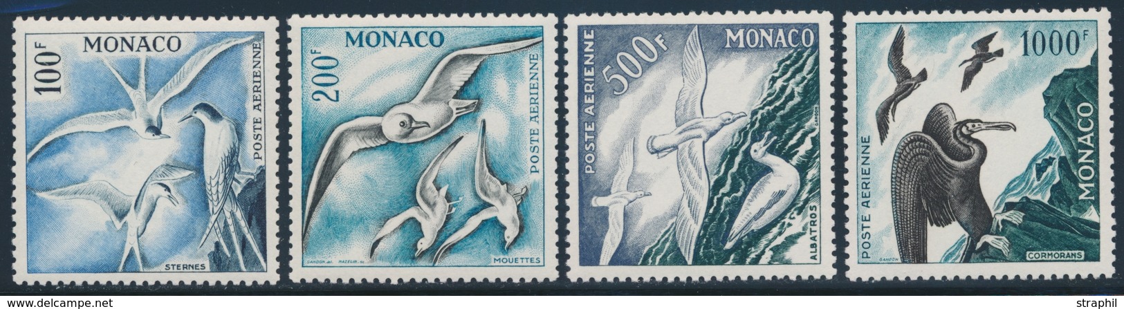 ** MONACO / POSTE AERIENNE - ** - N°55/58 - Oiseaux - TB - Sonstige & Ohne Zuordnung