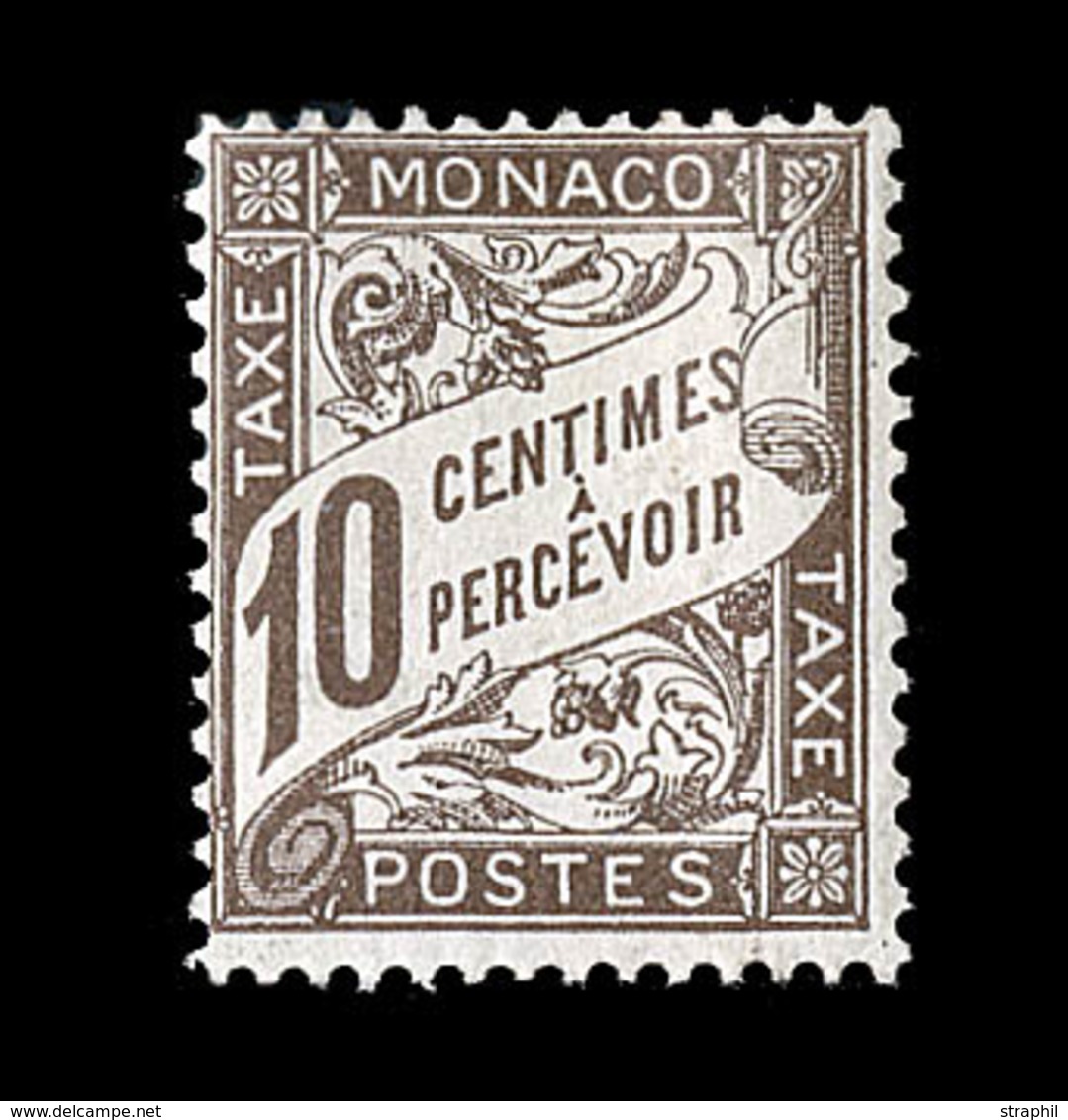 ** MONACO / TIMBRES TAXE - ** - N°4 - TB - Sonstige & Ohne Zuordnung