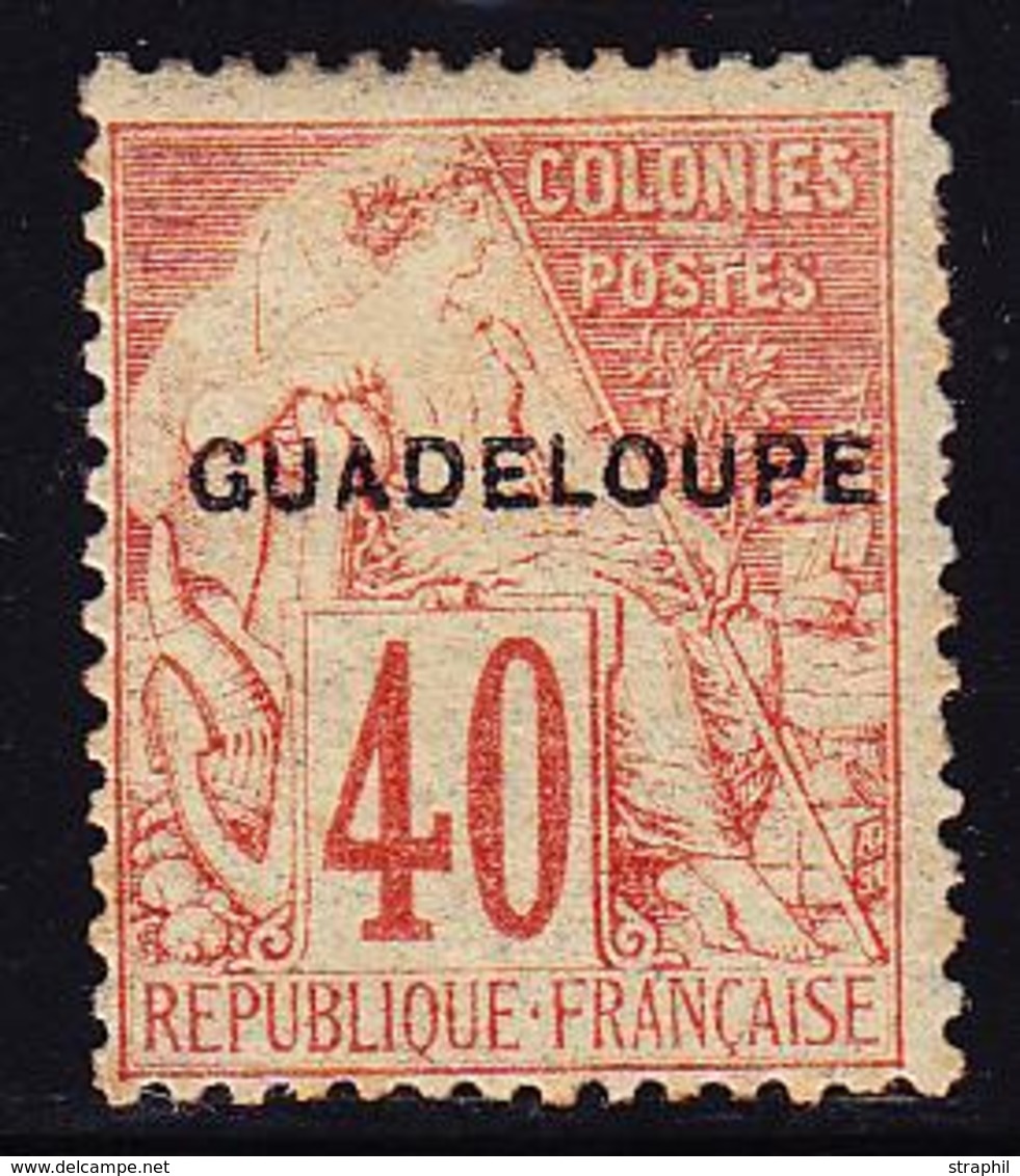 * GUADELOUPE - * - N°24 - 40c Rge Orange - TB - Other & Unclassified