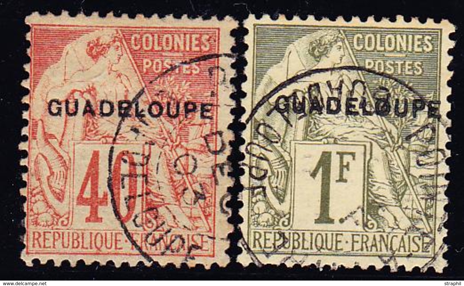 O GUADELOUPE - O - N°24,26 - 2 Val - TB - Other & Unclassified