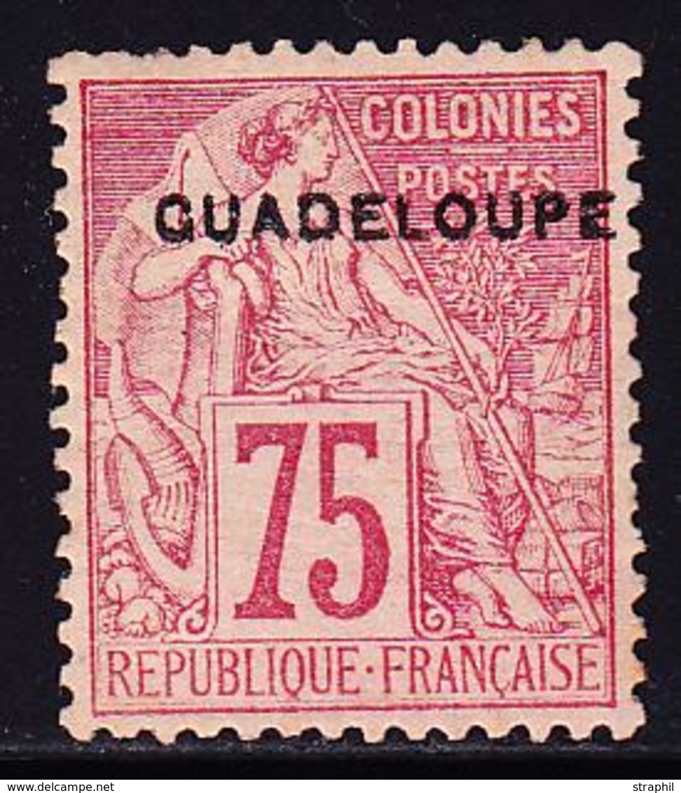 * GUADELOUPE - * - N°25 - 75c Rose - 1 Pt Rousseur Sinon TB - Sonstige & Ohne Zuordnung