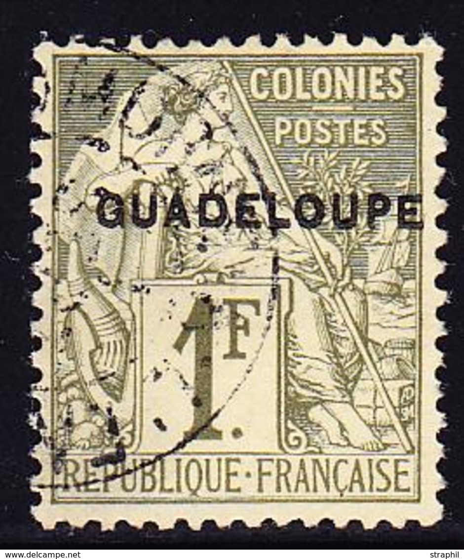 O GUADELOUPE - O - N°26 - 1F Olive - TB - Other & Unclassified