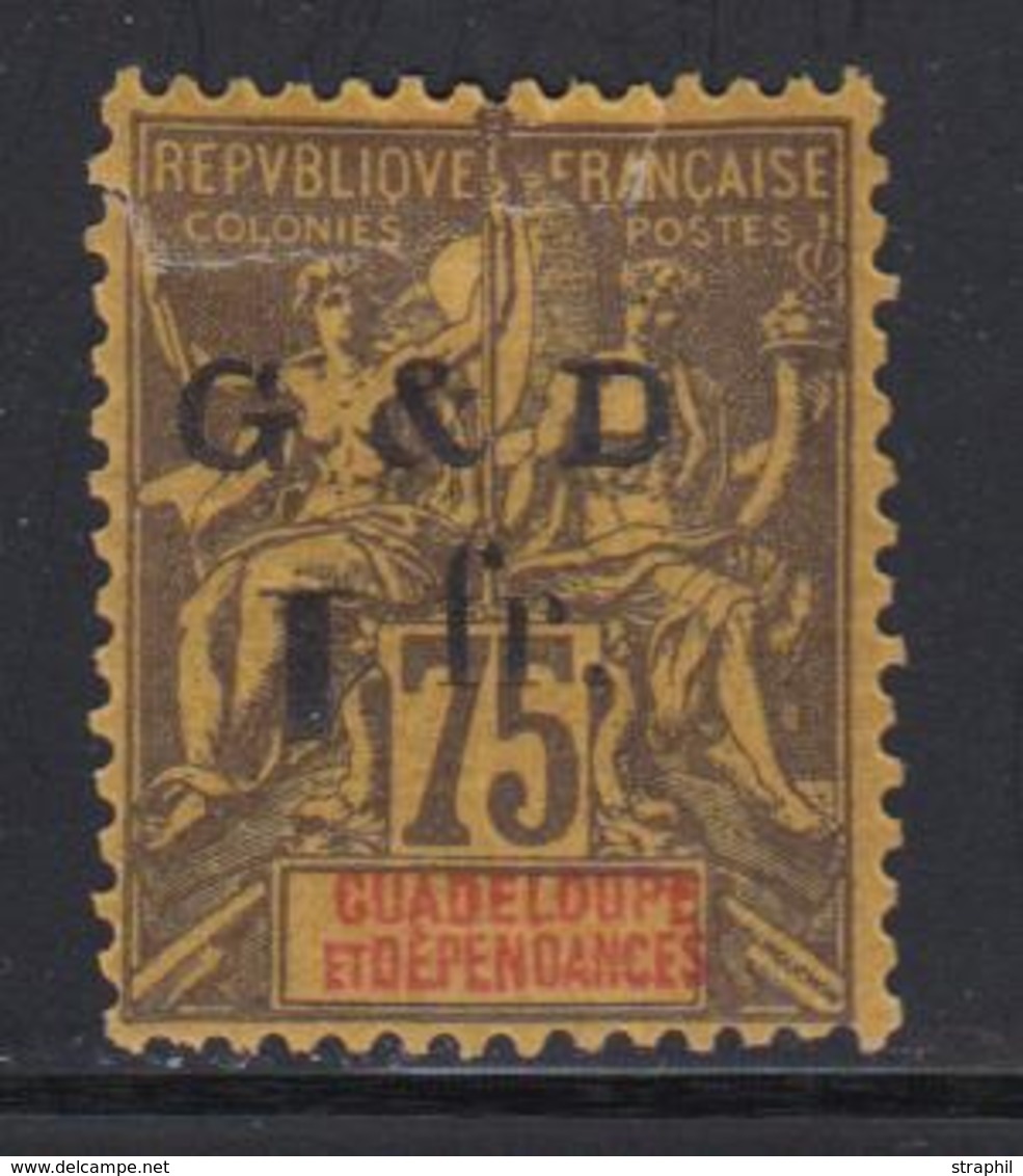 * GUADELOUPE - * - N°49f - Chiffres Renversés - Déft - Other & Unclassified