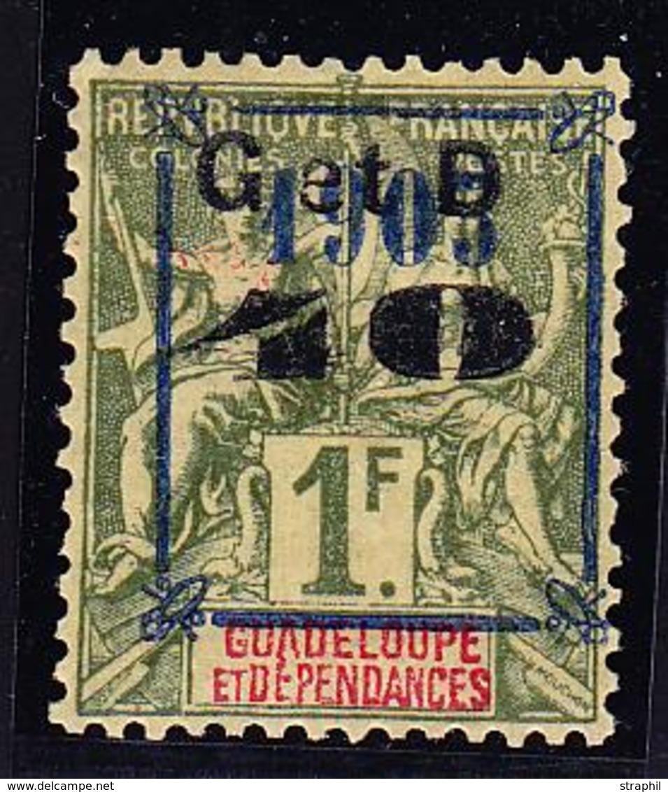 * GUADELOUPE - * - N°50a - 40 S/1F - TB - Other & Unclassified