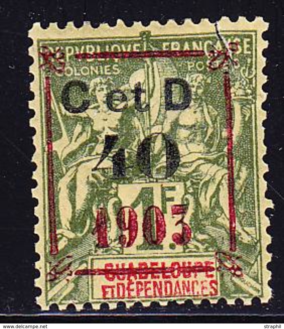 ** GUADELOUPE - ** - N°52 - 40c S/1F -TB - Other & Unclassified