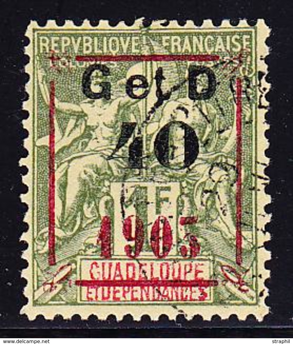 O GUADELOUPE - O - N°52 - 40c S/1F -TB - Other & Unclassified