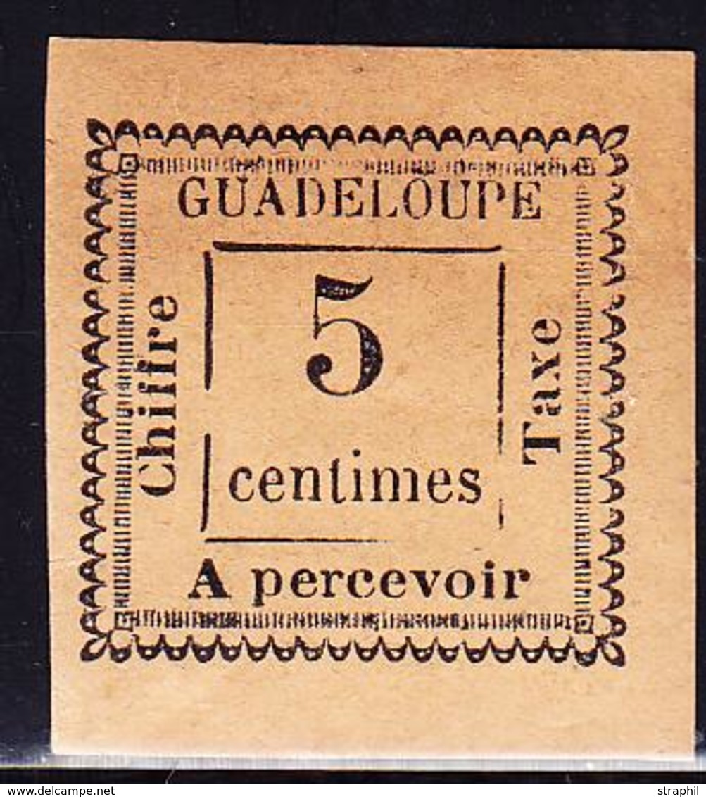 * GUADELOUPE - TIMBRES TAXE - * - N°6 - Belles Marges - TB - Sonstige & Ohne Zuordnung
