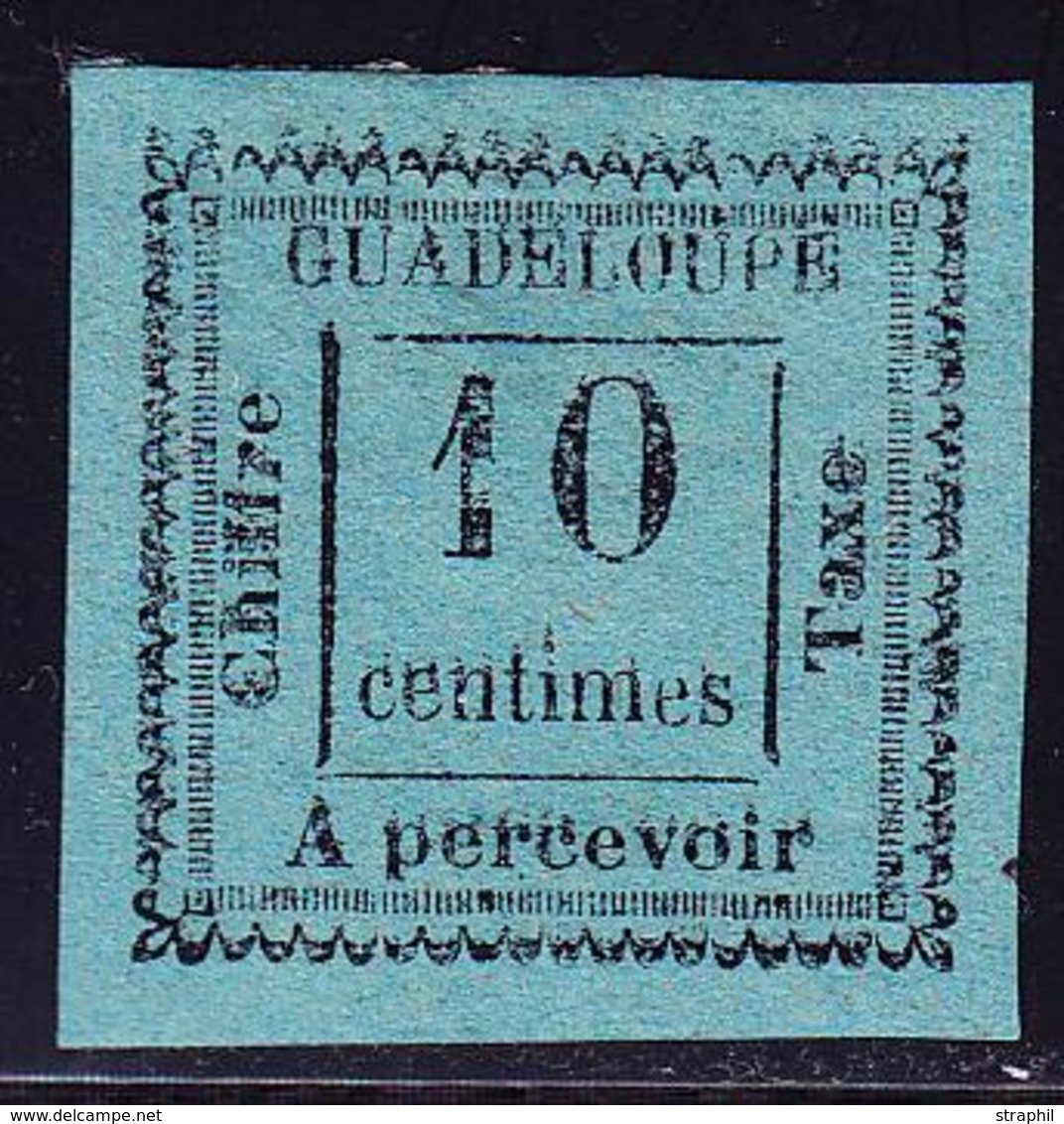 * GUADELOUPE - TIMBRES TAXE - * - N°7 - Signé A. Brun - TB - Sonstige & Ohne Zuordnung