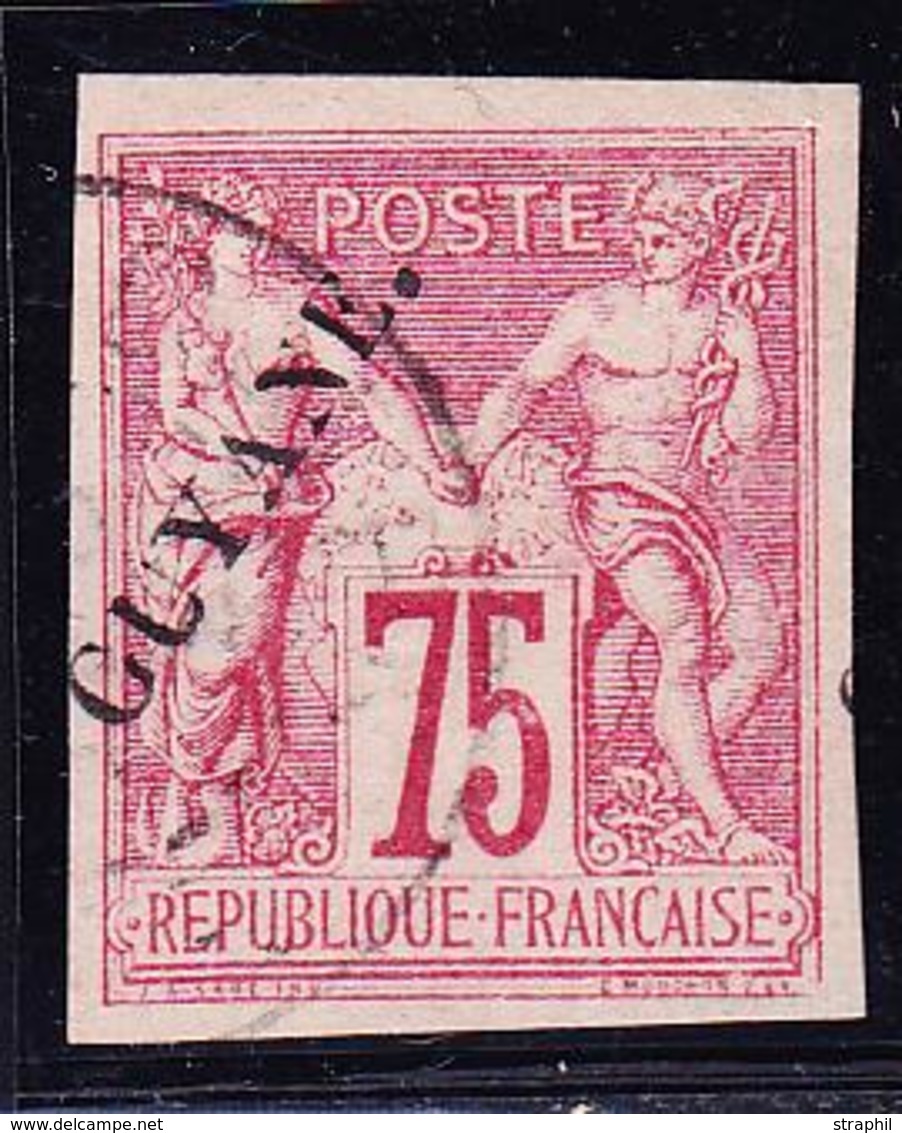 O GUYANE - O - N°14 - 75c Rose - TB/SUP - Other & Unclassified