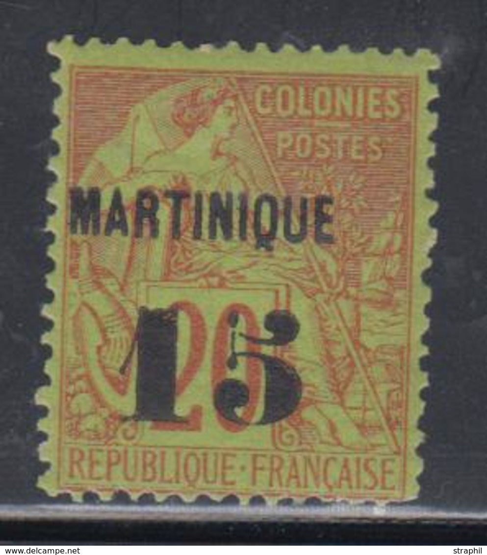 * MARTINIQUE - TIMBRES POSTE - * - N°5 - Surch. 15/20 - B/TB - Other & Unclassified