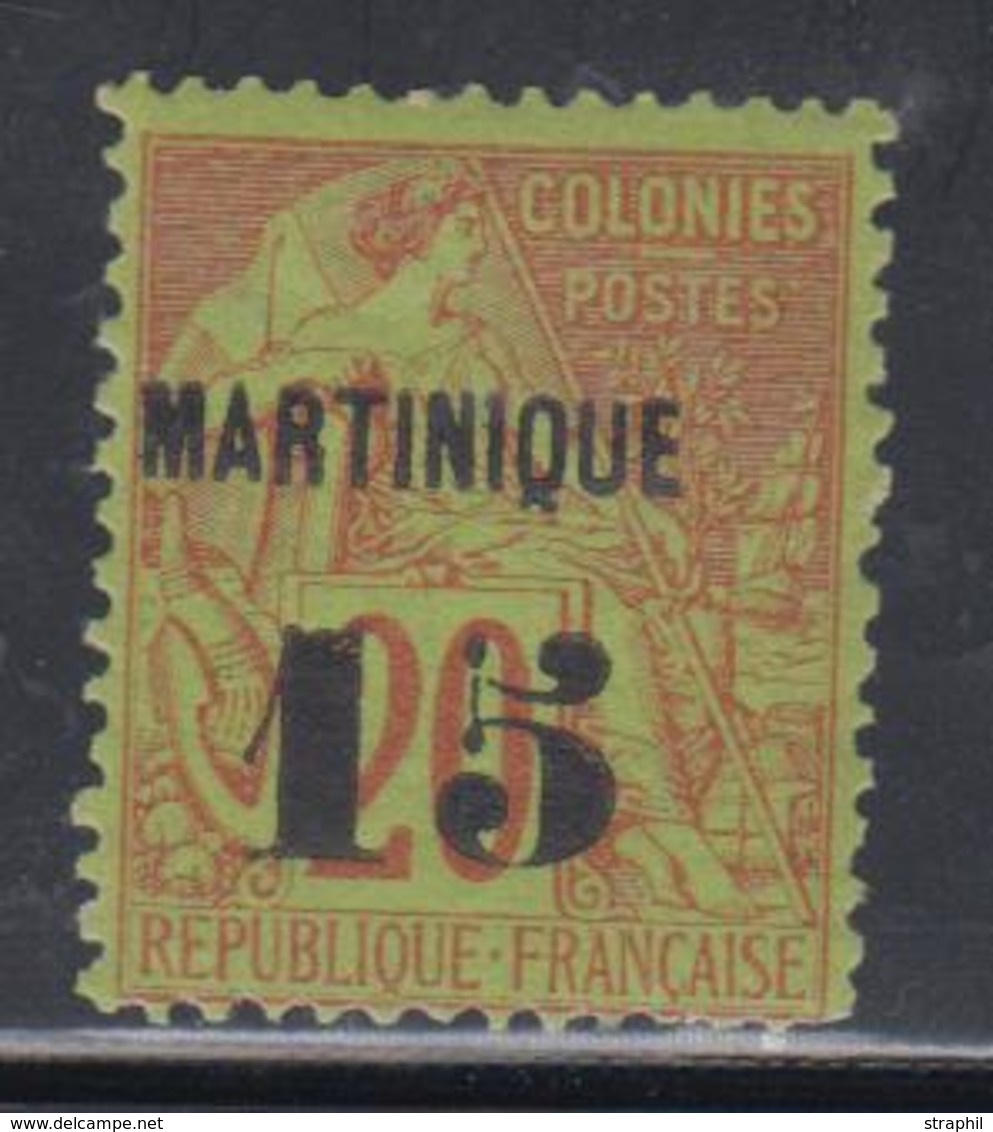 * MARTINIQUE - TIMBRES POSTE - * - N°5 - Surch. 15/20 - B/TB - Sonstige & Ohne Zuordnung