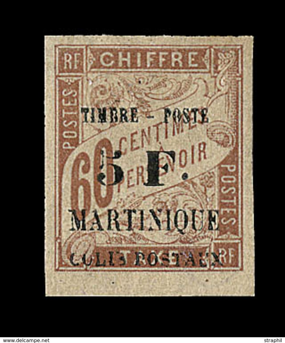 * MARTINIQUE - TIMBRES POSTE - * - N°60 - Margé - Signé BRUN - TB - Other & Unclassified