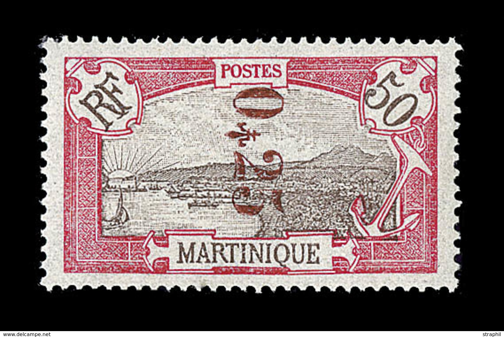 ** MARTINIQUE - TIMBRES POSTE - ** - N°109 - 0,25 S/50c - Signé - TB - Other & Unclassified