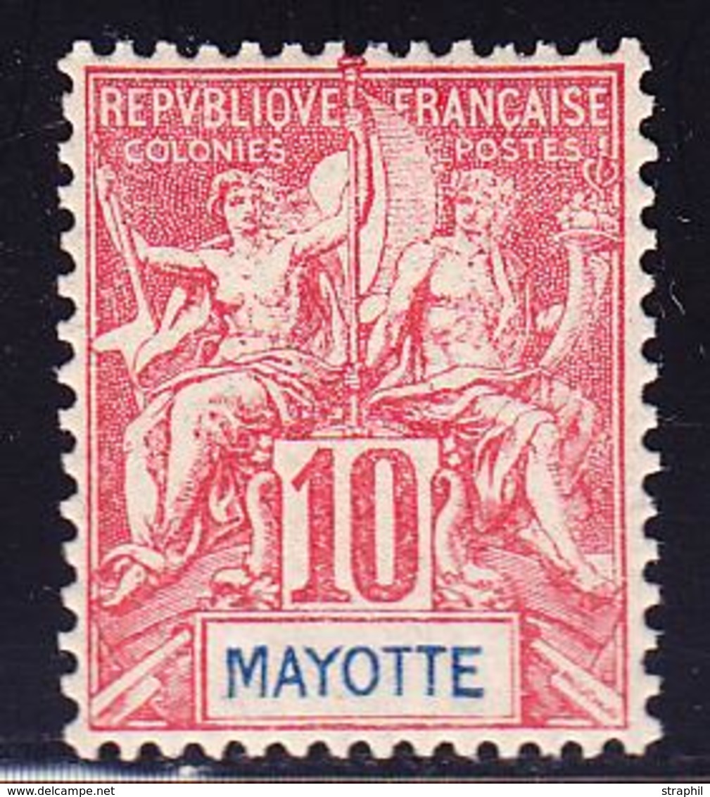 * MAYOTTE - * - N°15 - 10c Rge - Comme** - TB - Other & Unclassified