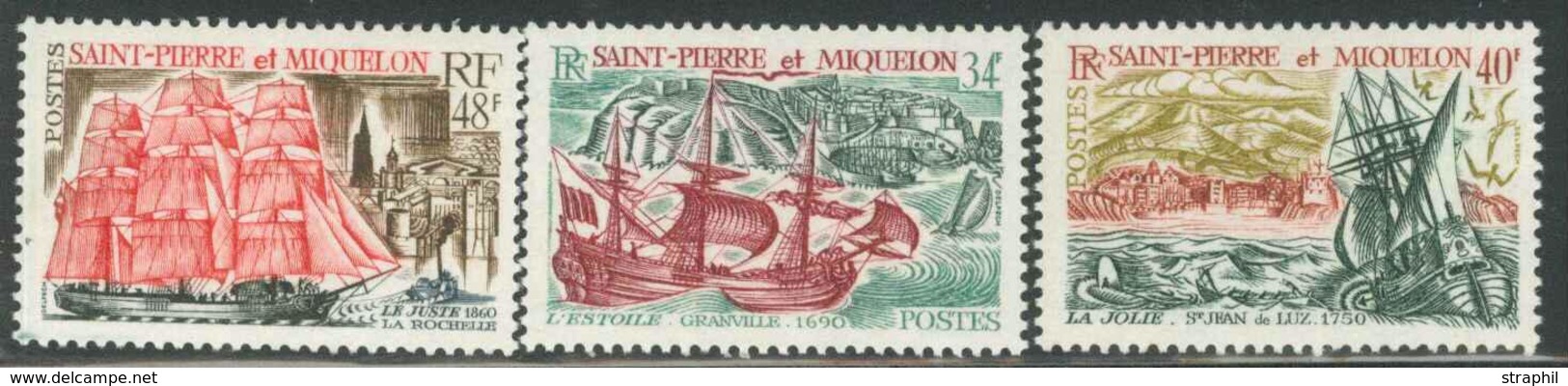 ** SAINT PIERRE ET MIQUELON - ** - N°395/97 - TB - Vide