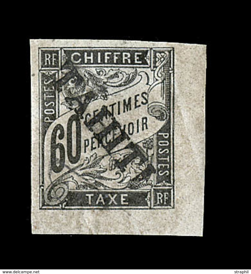 * TAHITI - TIMBRES TAXE - * - N°11 - 60c Noir - CdF - TB/SUP - Other & Unclassified