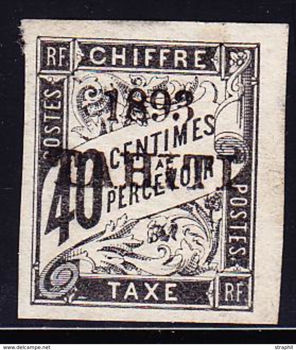 (**) TAHITI - TIMBRES TAXE - (**) - N°23 - 40c Noir - TB - Other & Unclassified