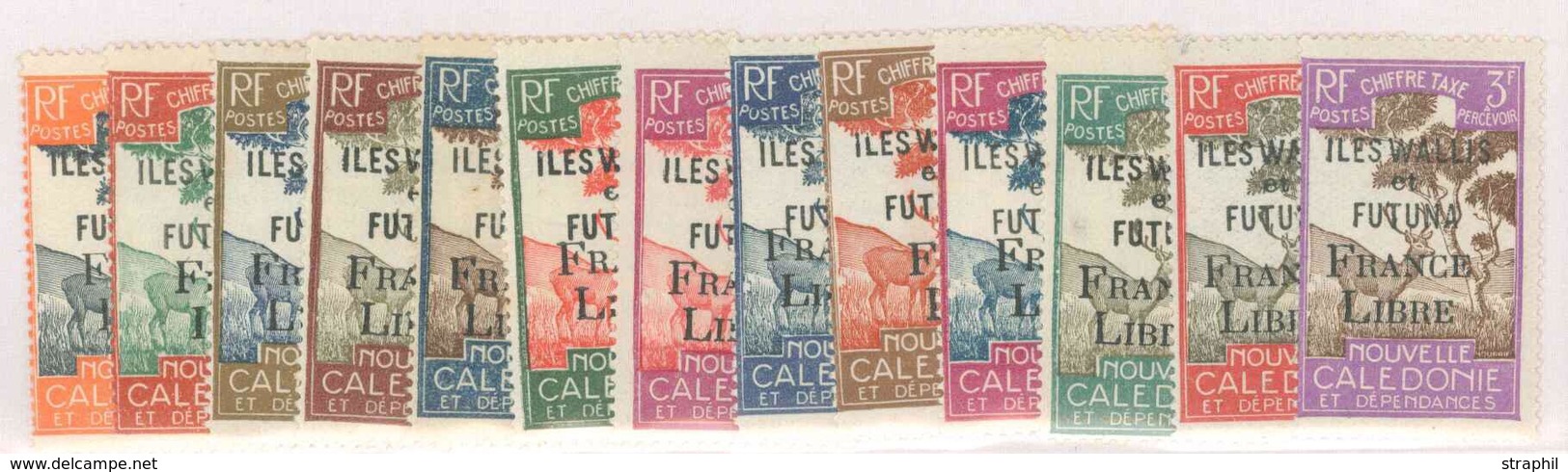 **/* WALLIS ET FUTUNA - TIMBRES TAXE - **/* - N°24/36 - Qques Valeurs ** - TB - Otros & Sin Clasificación