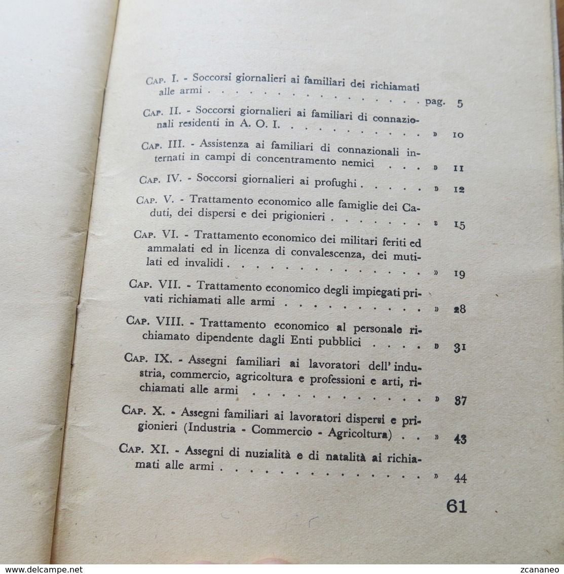 PROVVIDENZE DEL REGIME IN FAVORE DEI RICHIAMATI ALLE ARMI E DELLE LORO FAMIGLIE 1941 - - Oorlog 1939-45