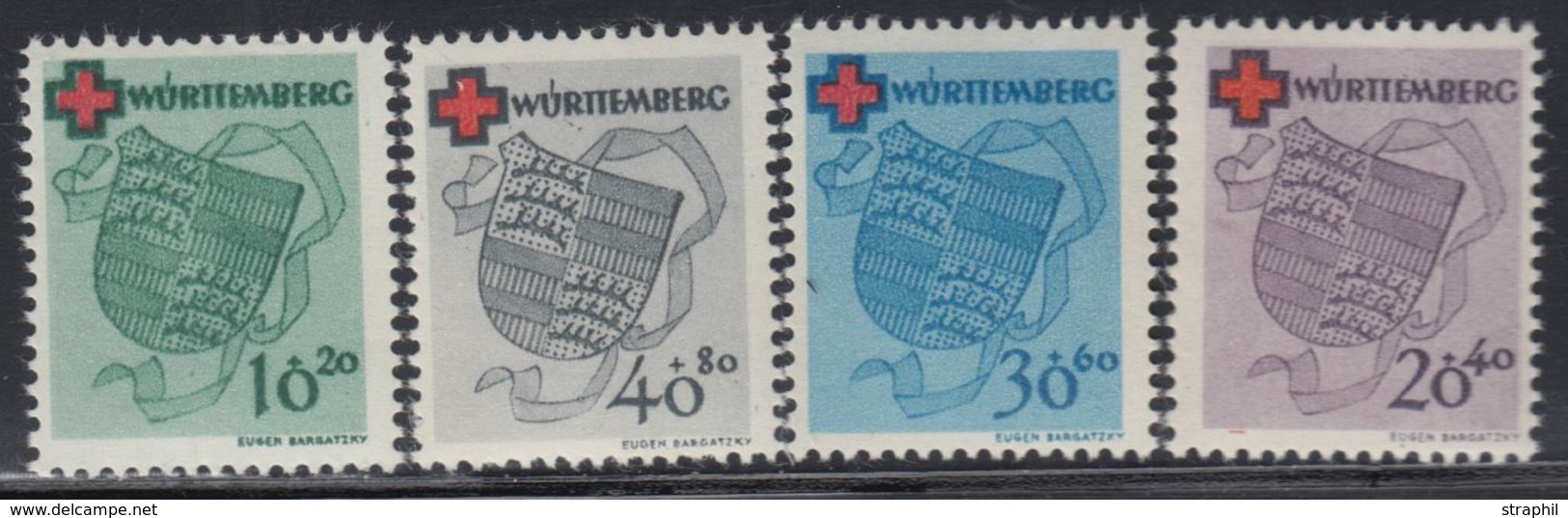 ** WURTEMBERG - ** - N°38/41 - TB - Other & Unclassified