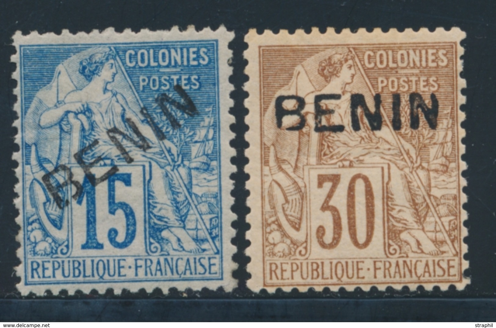 * BENIN - * - N°6, 9 - Cassure Du "B" - B/TB - Other & Unclassified