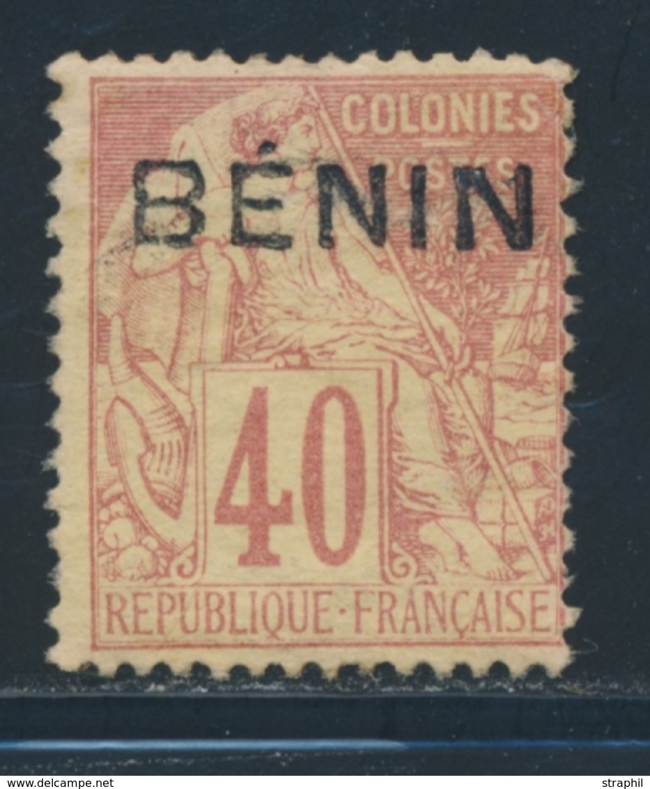 * BENIN - * - N°11 - 40c Rouge Orange - Comme ** - TB - Other & Unclassified