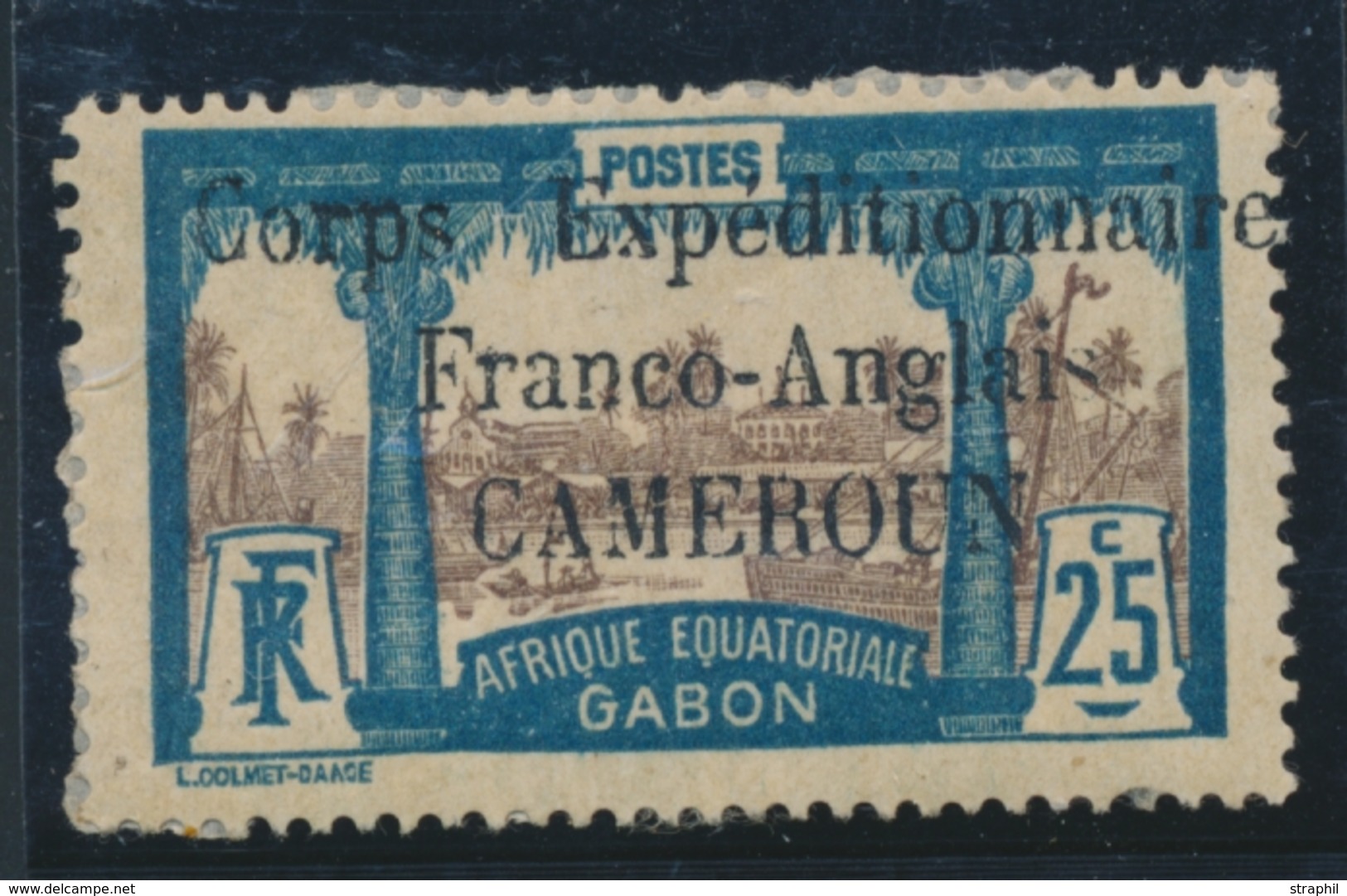 * CAMEROUN - * - N°44 - Gomme Coloniale - Signé A. Brun - TB - Sonstige & Ohne Zuordnung