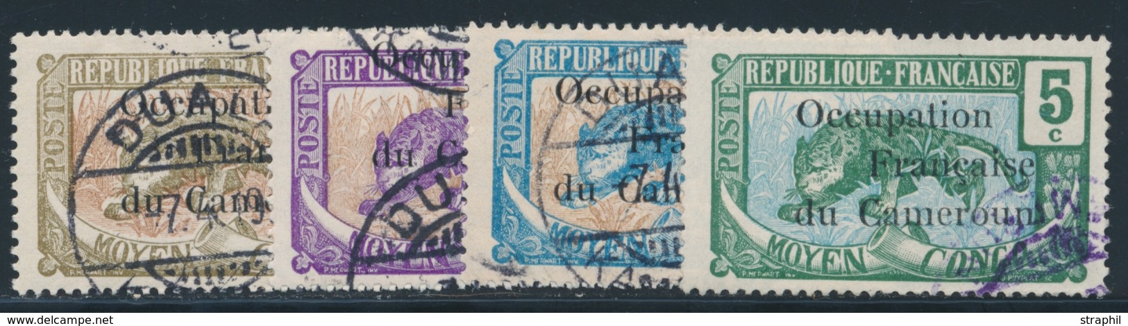 O CAMEROUN - O - N°53/56 - N°53 1 Pt Rousseur - Sinon TB - Other & Unclassified