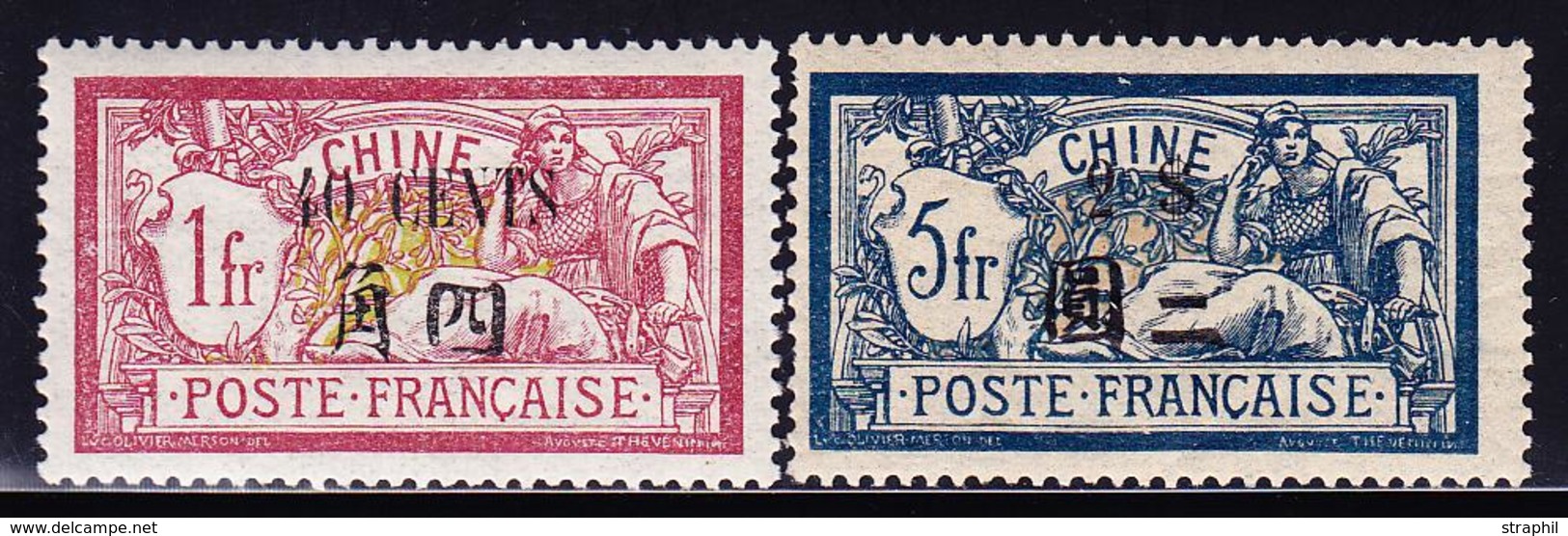 ** CHINE - BUREAU FRANCAIS - ** - N°89/90 - TB - Sonstige & Ohne Zuordnung