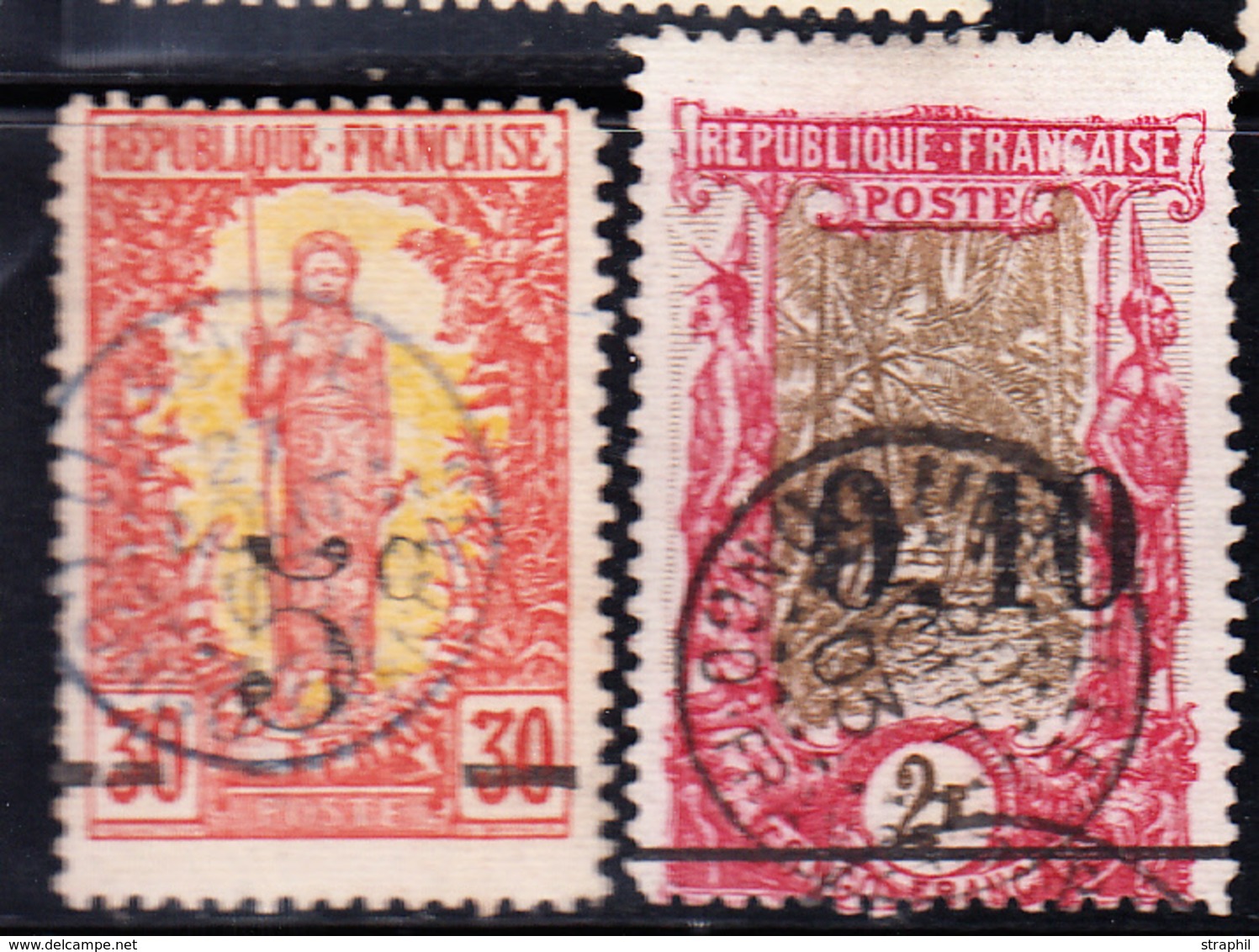 O CONGO - O - N°46/47 - 5c S/30c -signés - TB - Other & Unclassified