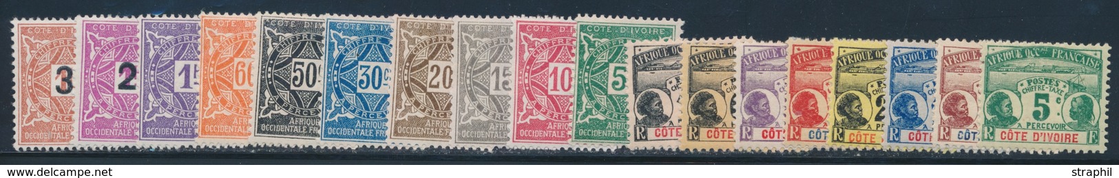 * COTE D'IVOIRE - TIMBRES TAXE - * - N°1/18 - TB - Other & Unclassified
