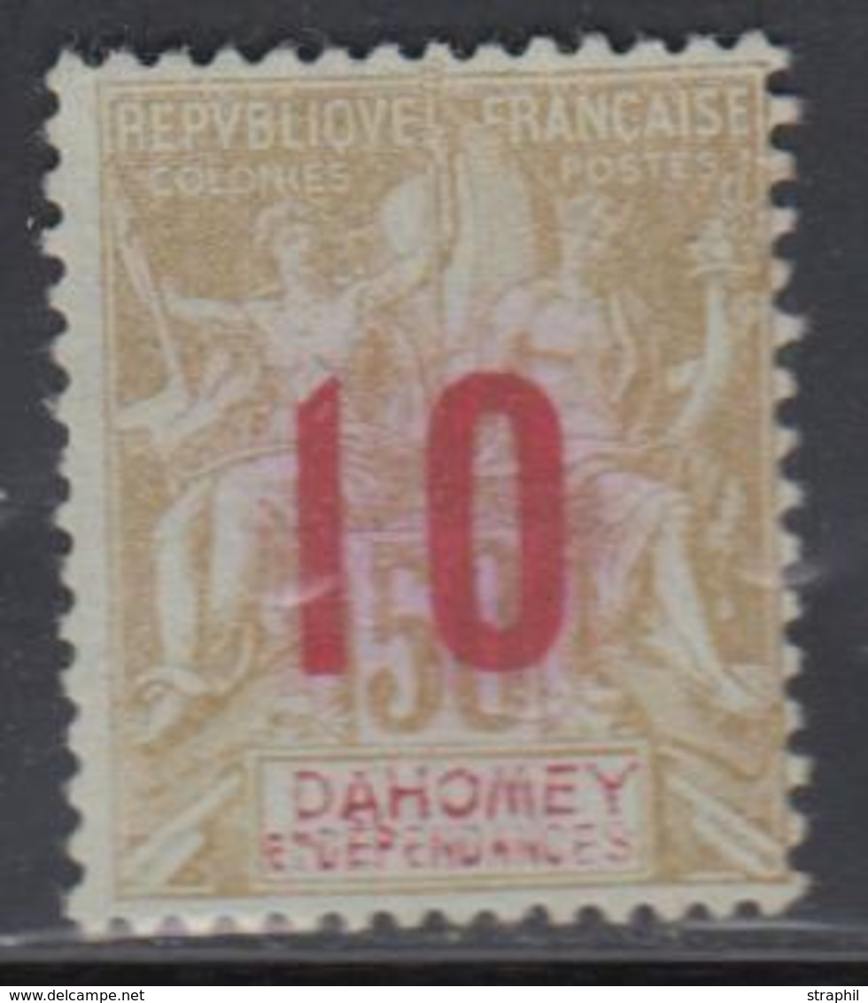 * DAHOMEY - * - N°41 - 10 S/50c - Signé Marquelet - TB - Sonstige & Ohne Zuordnung