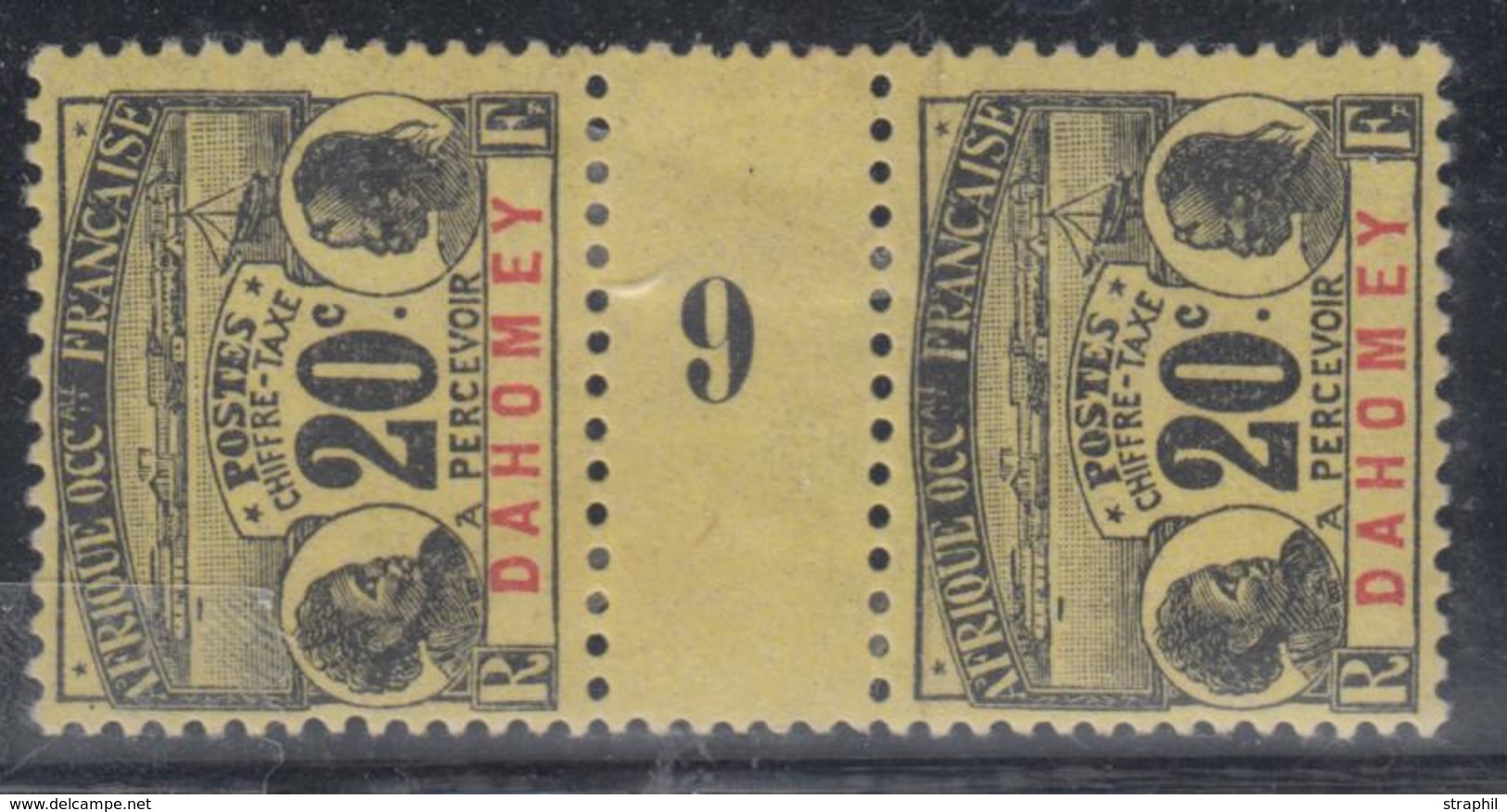 * DAHOMEY - MILLESIMES - * - TAXE N°4 - Mill. 9 - TB - Other & Unclassified