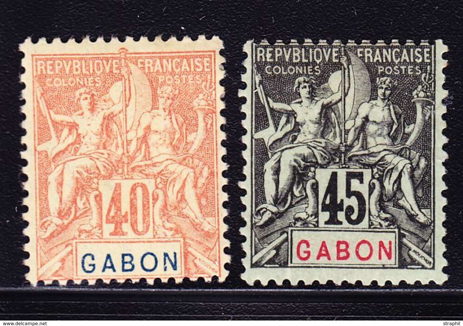 * GABON - * - N°26/27 - 2 Valeurs - TB - Other & Unclassified