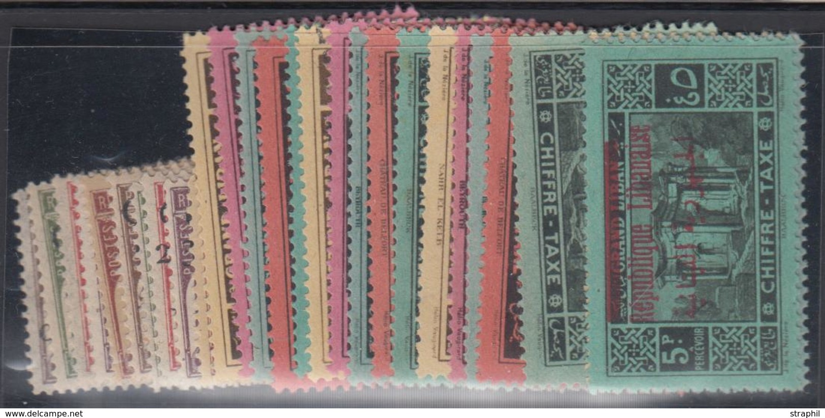 */(*) GRAND LIBAN - TIMBRES TAXE - */(*) - N°1/28 - Le N°16 Obl. - Etats Divers - Other & Unclassified