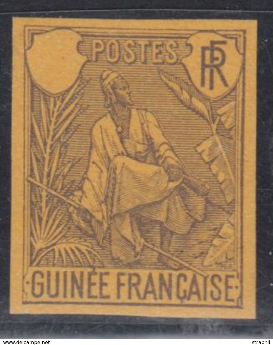 (*) GUINEE - (*) - N°29a - Vert S/orange - Sans Valeur Faciale - TB - Other & Unclassified