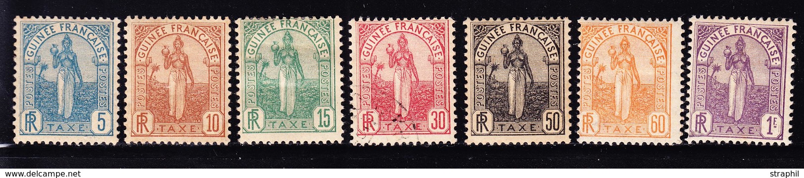 */O GUINEE - TIMBRES TAXE - */O - N°1/7 - N°4 Oblit. - TB - Sonstige & Ohne Zuordnung