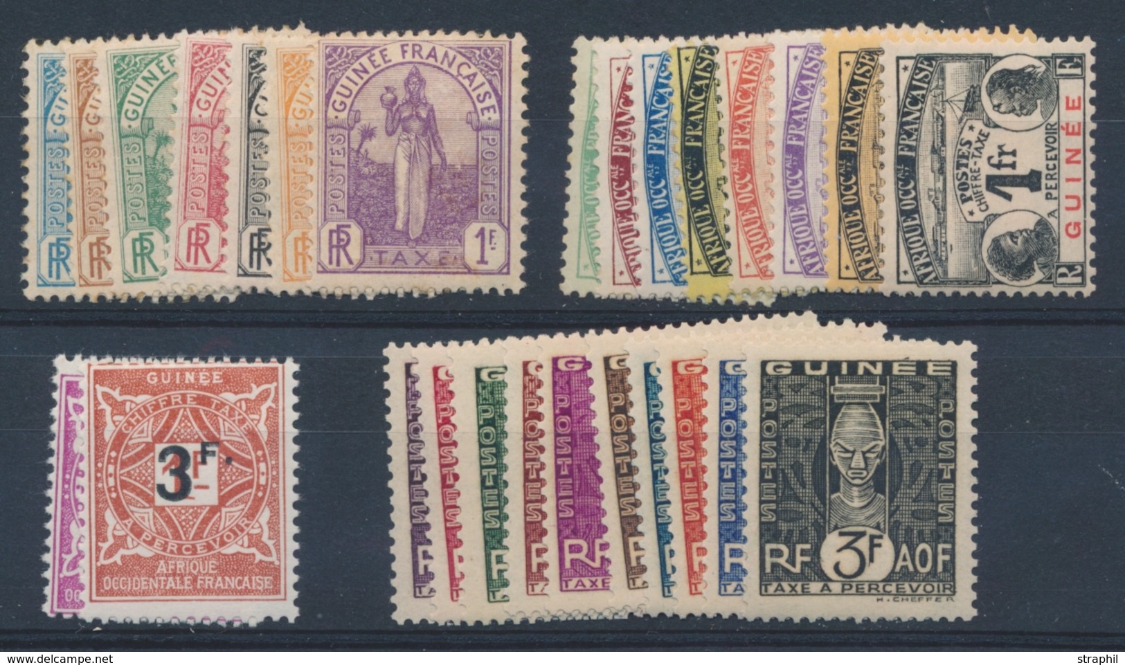 * GUINEE - TIMBRES TAXE - * - N°1/15, 24/35 - Qques ** - TB - Sonstige & Ohne Zuordnung