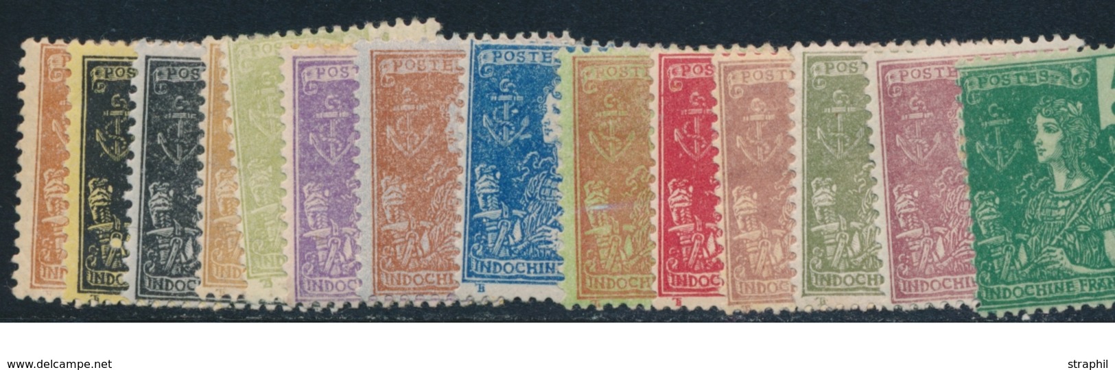 * INDOCHINE - * - N°35/36, 39 - 3 Valeurs - TB - Other & Unclassified