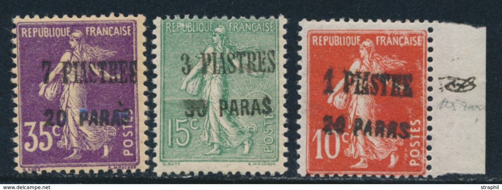 * LEVANT - * - N°38/40 - 3 Valeurs- TB - Other & Unclassified