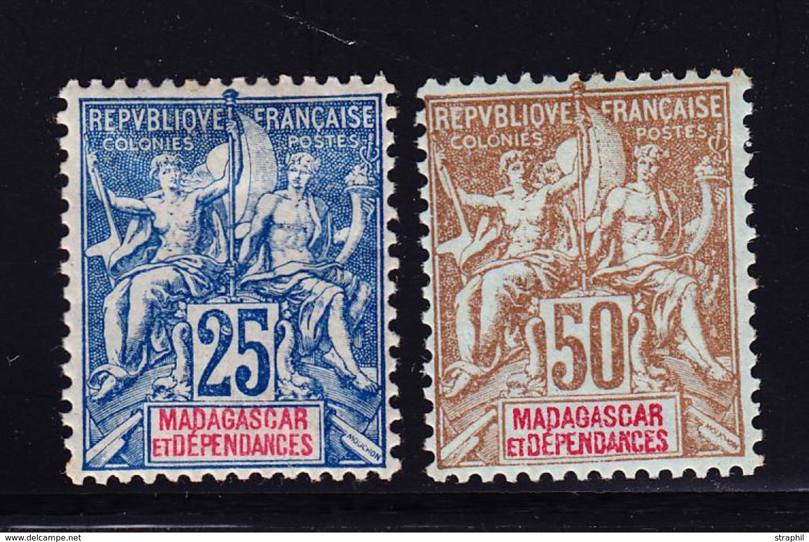 * MADAGASCAR - * - N°45, 47 (2 Pts Rousseur) - TB - Sonstige & Ohne Zuordnung