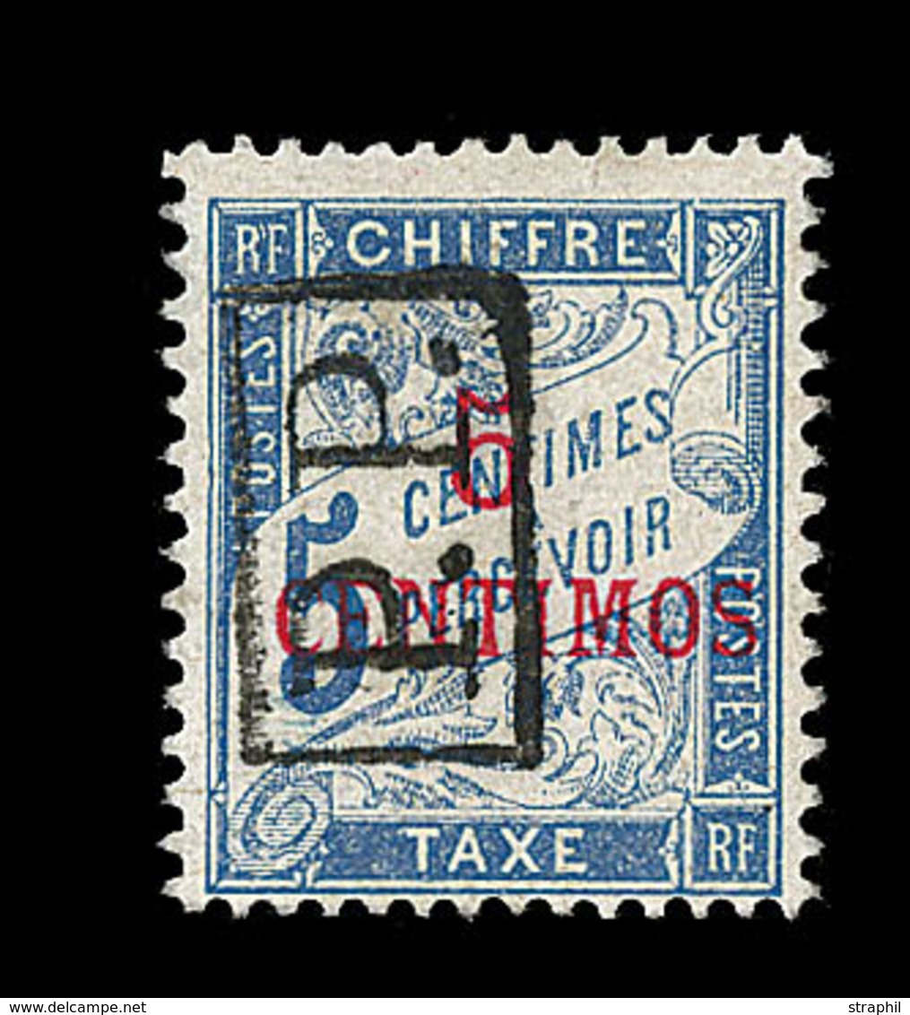 * MAROC - * - N°18 - 5c S/5c Bleu - Signé Calves - TB - Other & Unclassified