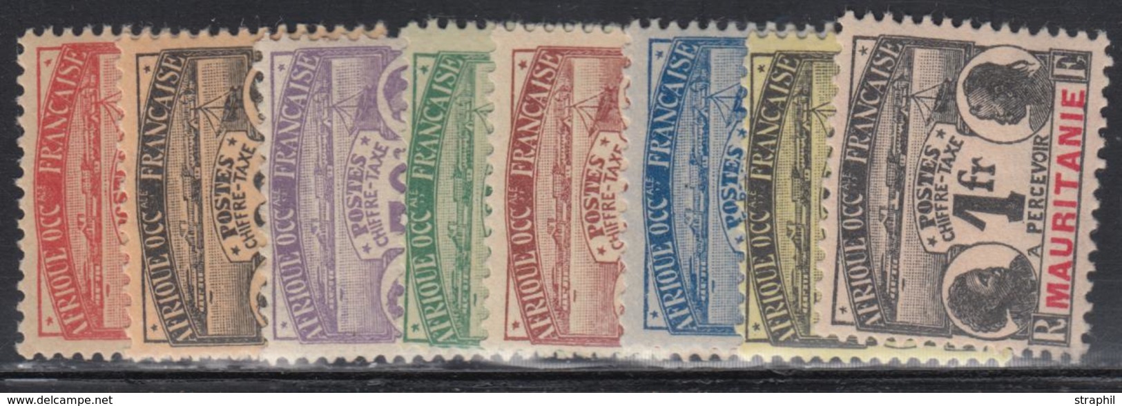 * MAURITANIE - TIMBRES TAXE - * - N°9/16 - TB - Other & Unclassified