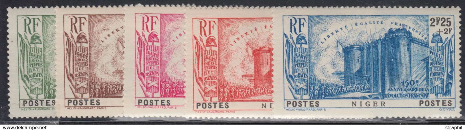 * NIGER - * - N°69/73 - Révolution - TB - Other & Unclassified