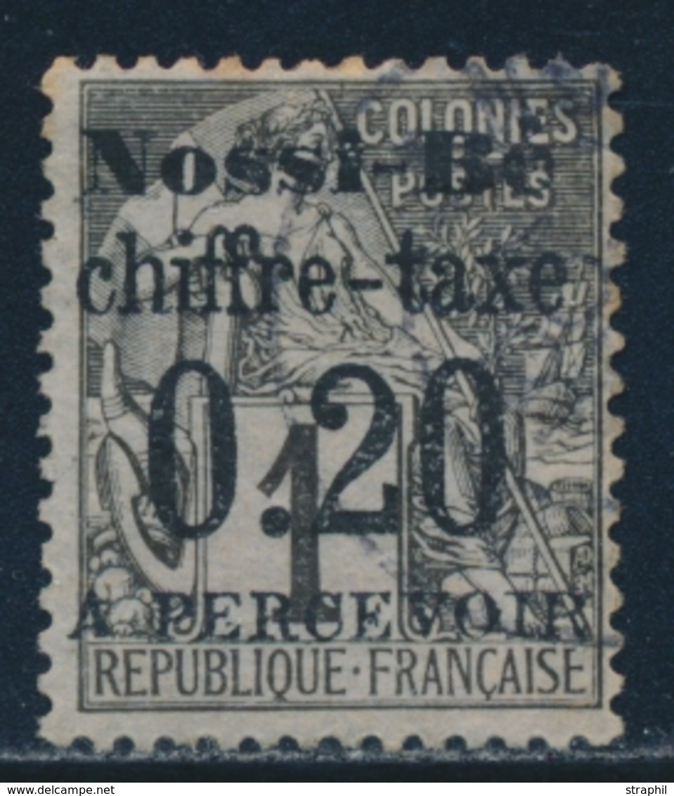 * NOSSI-BE - TIMBRES TAXE - * - N°1 - Rousseurs - Signé Calves - Sonstige & Ohne Zuordnung