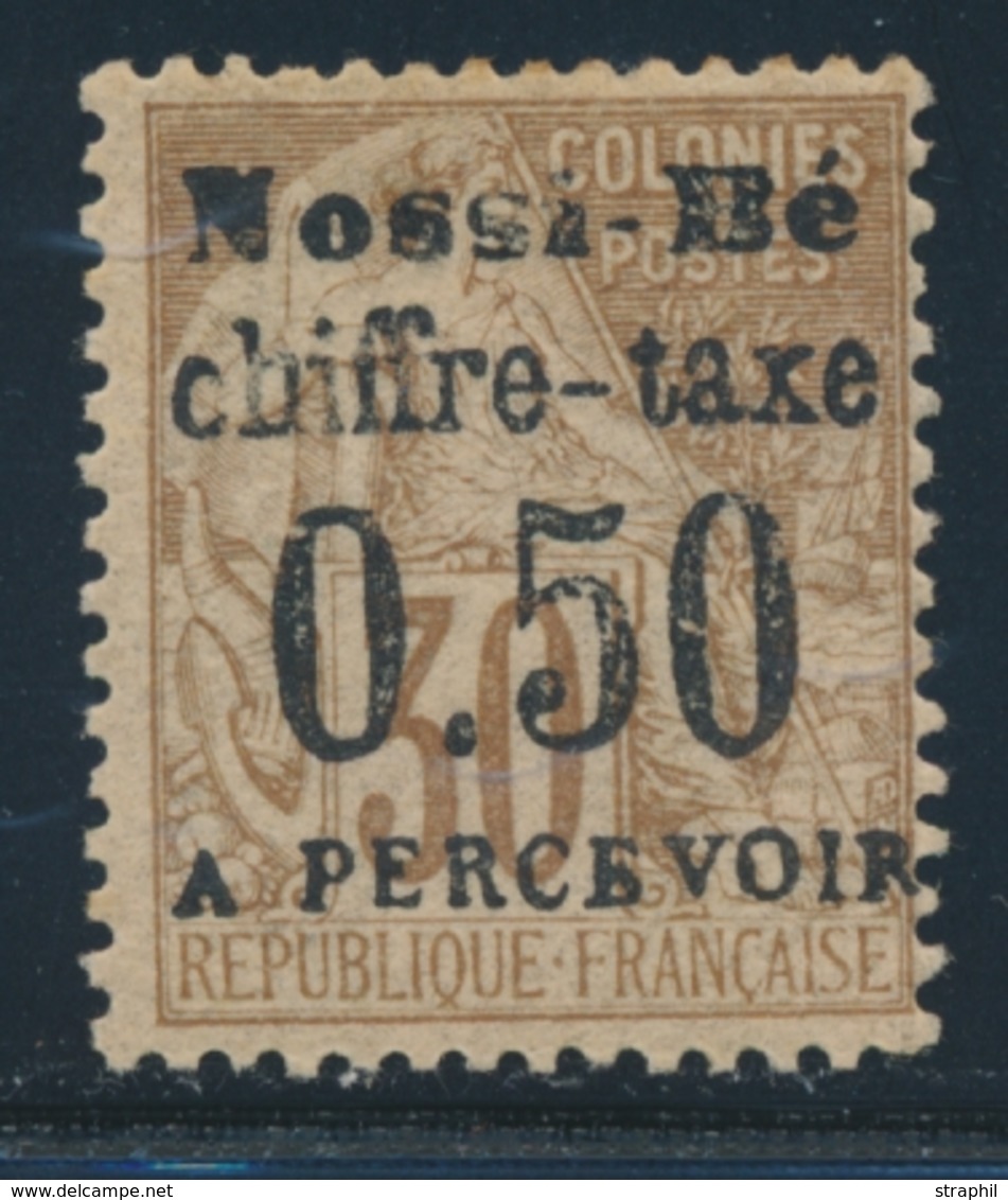 * NOSSI-BE - TIMBRES TAXE - * - N°3 - 0,50 S/30c - Signé Calves - B/TB - Other & Unclassified